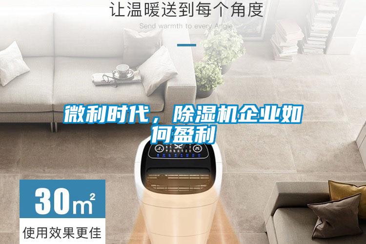 微利時代，除濕機企業如何盈利