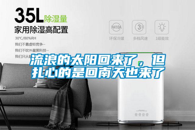 流浪的太陽回來了,但扎心的是回南天也來了