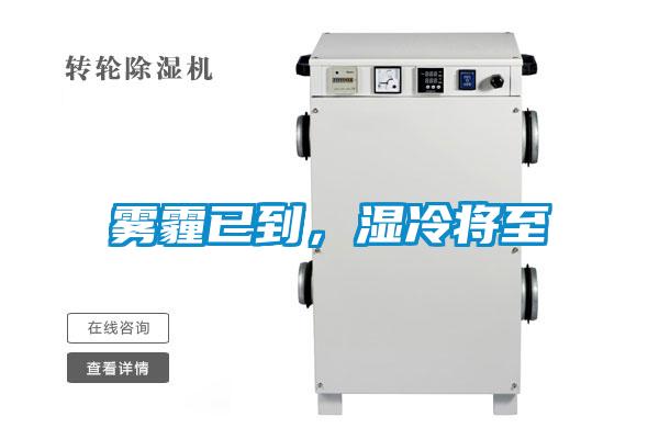 霧霾已到,濕冷將至