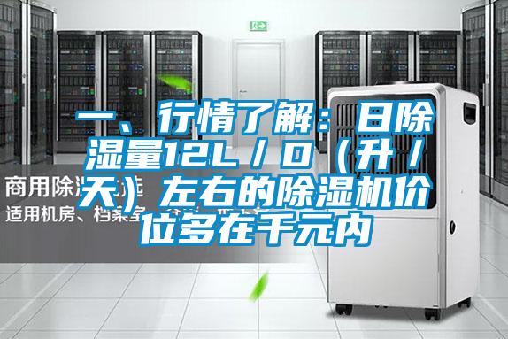 一、行情了解:日除濕量12L/D(升/天)左右的除濕機價位多在千元內