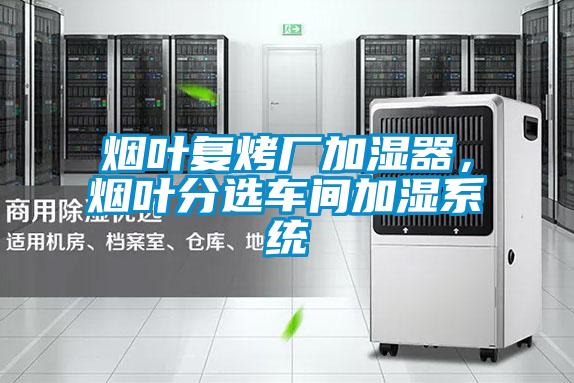 煙葉復(fù)烤廠加濕器,煙葉分選車間加濕系統(tǒng)