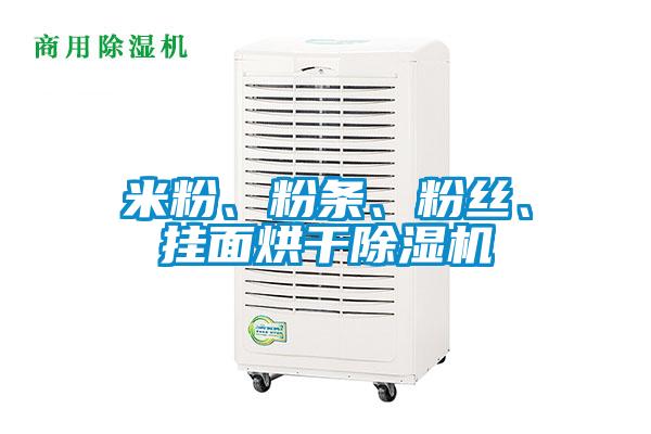 米粉、粉條、粉絲、掛面烘干除濕機