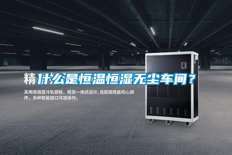 什么是恒溫恒濕無(wú)塵車(chē)間?