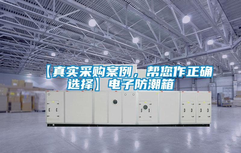 【真實采購案例，幫您作正確選擇】電子防潮箱