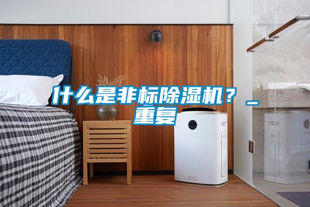 什么是非標除濕機?_重復