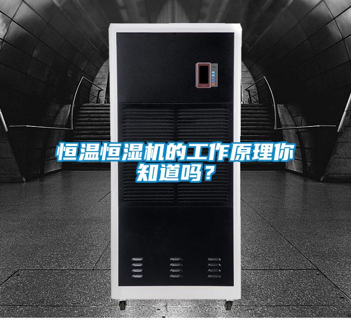 恒溫恒濕機的工作原理你知道嗎？