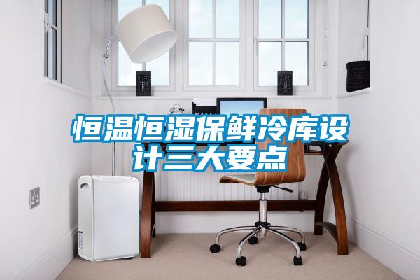 恒溫恒濕保鮮冷庫設(shè)計三大要點