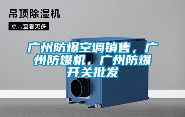 廣州防爆空調銷售，廣州防爆機，廣州防爆開關批發