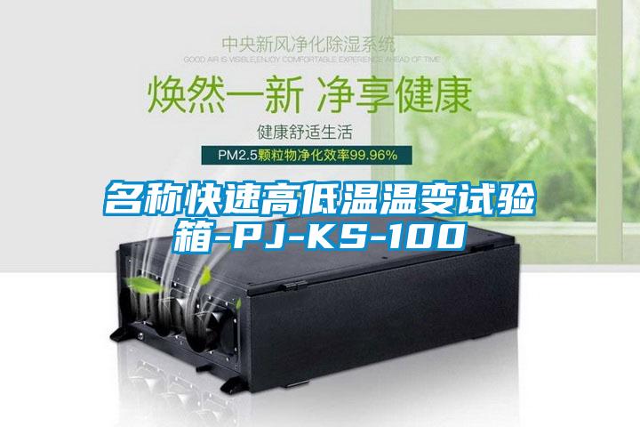 名稱快速高低溫溫變試驗(yàn)箱-PJ-KS-100