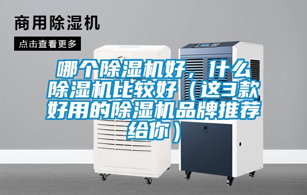 哪個除濕機好,什么除濕機比較好(這3款好用的除濕機品牌推薦給你)