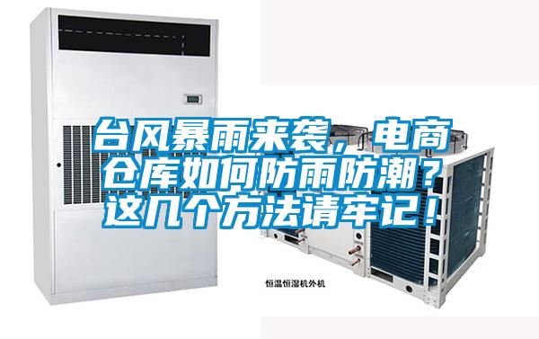 臺(tái)風(fēng)暴雨來(lái)襲，電商倉(cāng)庫(kù)如何防雨防潮？這幾個(gè)方法請(qǐng)牢記！