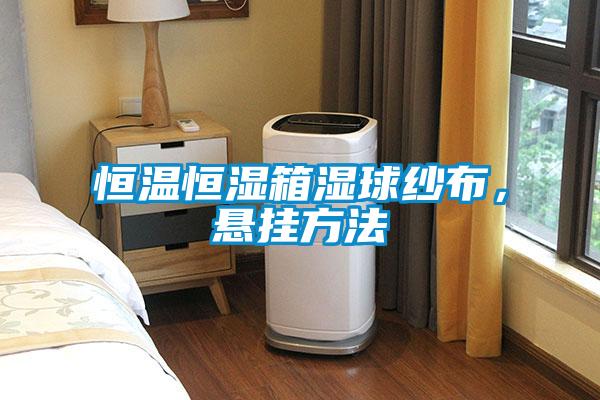 恒溫恒濕箱濕球紗布，懸掛方法