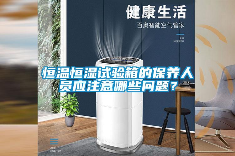 恒溫恒濕試驗(yàn)箱的保養(yǎng)人員應(yīng)注意哪些問(wèn)題?