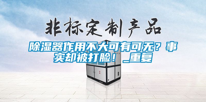 除濕器作用不大可有可無?事實卻被打臉!_重復(fù)