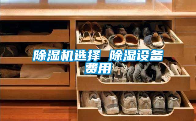 除濕機(jī)選擇 除濕設(shè)備費用