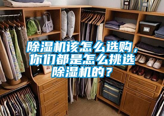除濕機該怎么選購，你們都是怎么挑選除濕機的？